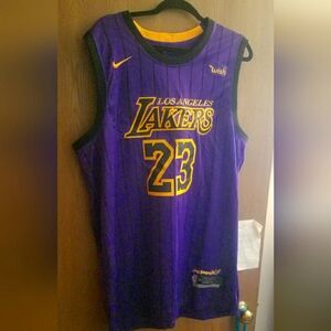 Nike Labron James Lakers basketball Jersey sz 54